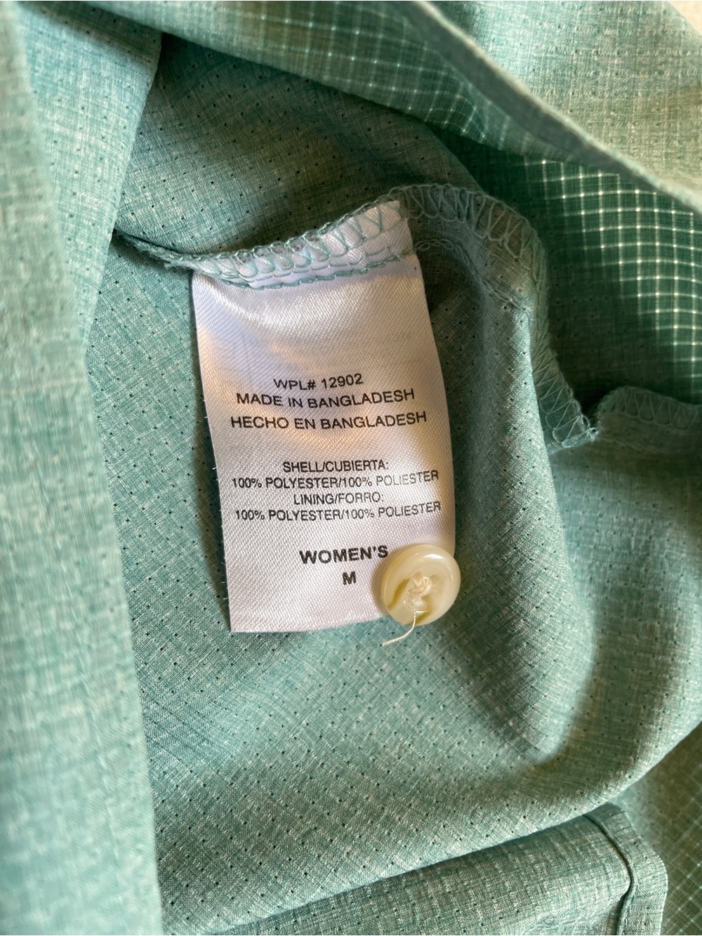 Rustic Ridge Light Teal Button-Up Tank - Teal - Picture 5 of 5